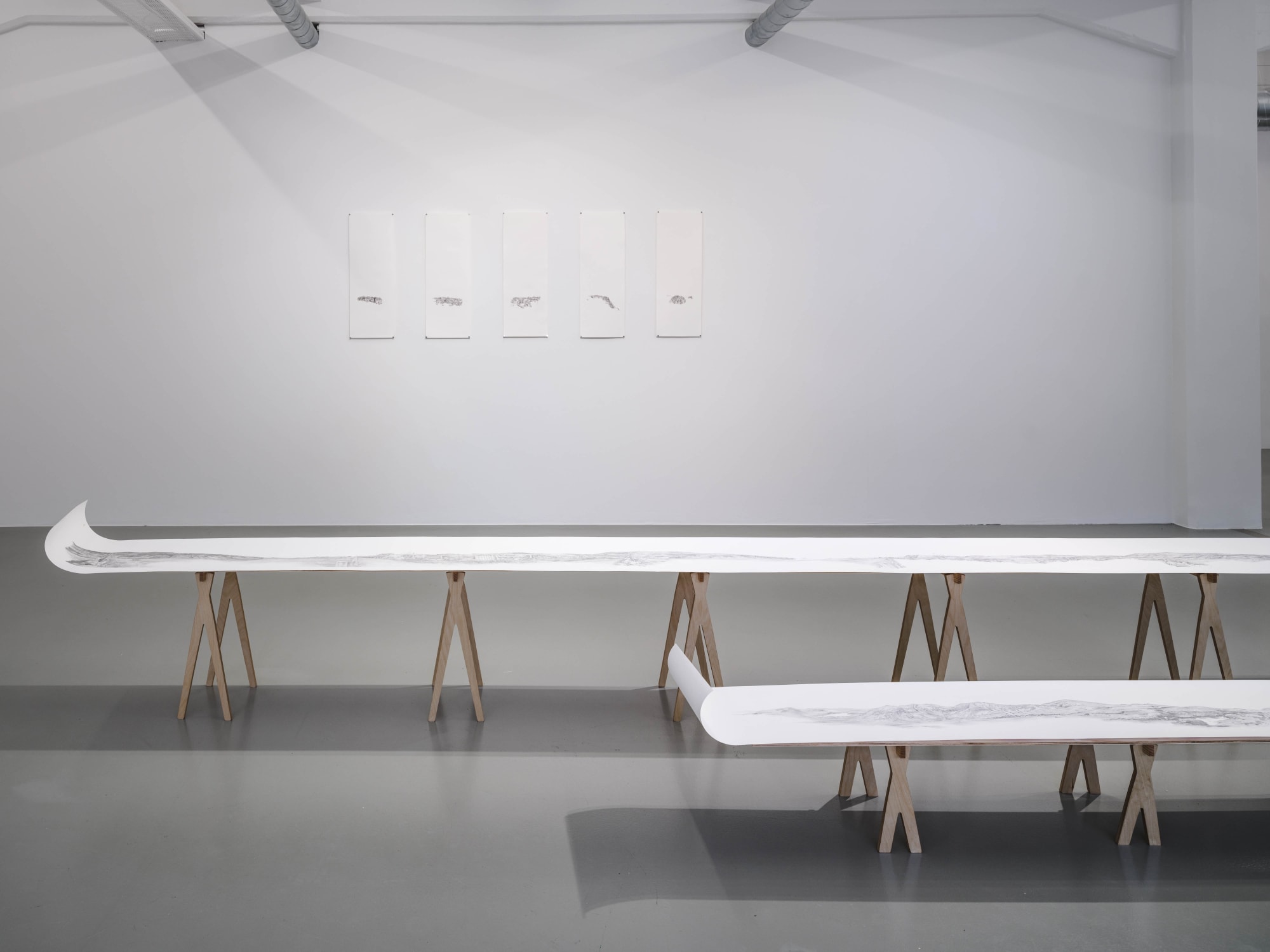 Installation view, Alannah Robins, Comfort Ye My People, 2023, Galleri Duerr. Photo: Jean-Baptiste B&eacute;ranger.Photo: Jean-Baptiste B&eacute;ranger