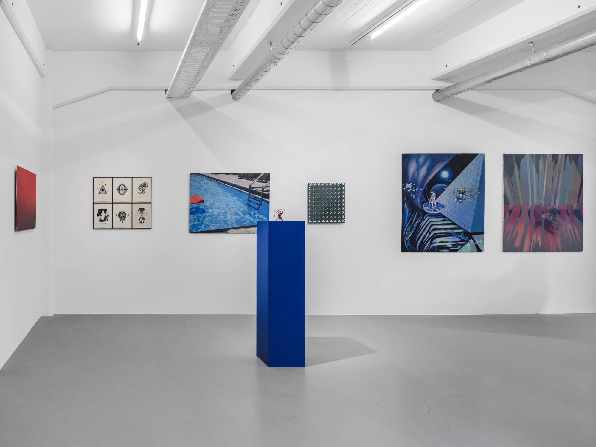 Installation view, Springbrunn, 2024, Galleri Duerr. Photo: Jean-Baptiste B&eacute;ranger.