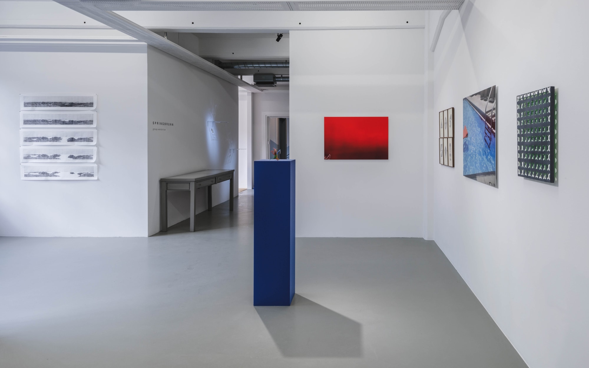 Installation view, Springbrunn, 2024, Galleri Duerr. Photo: Jean-Baptiste B&eacute;ranger.