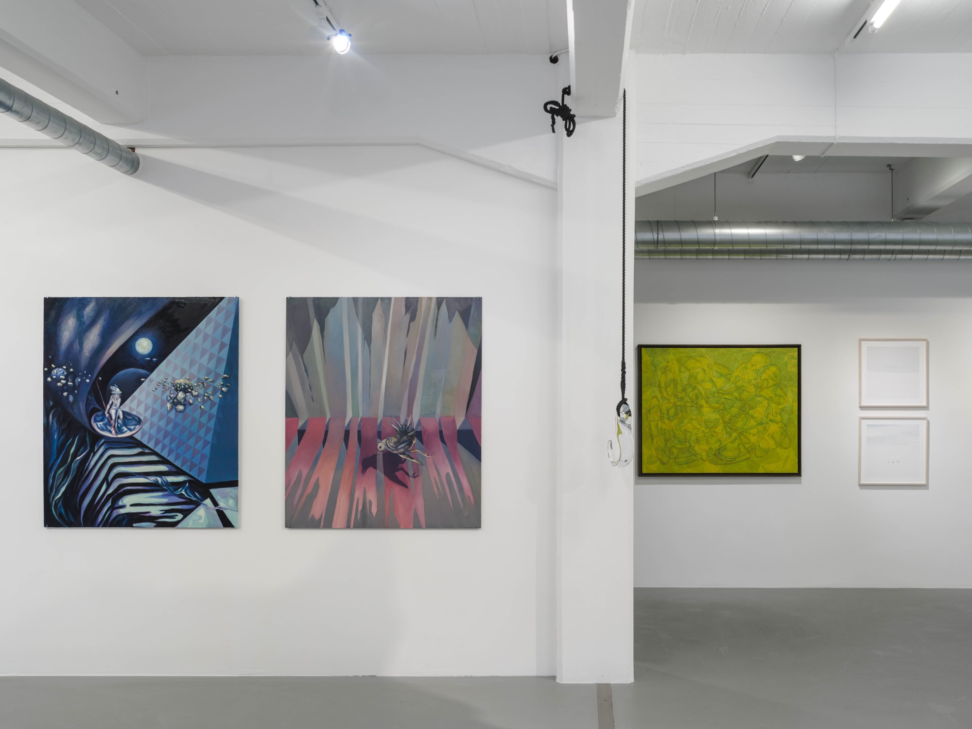 Installation view, Springbrunn, 2024, Galleri Duerr. Photo: Jean-Baptiste B&eacute;ranger.
