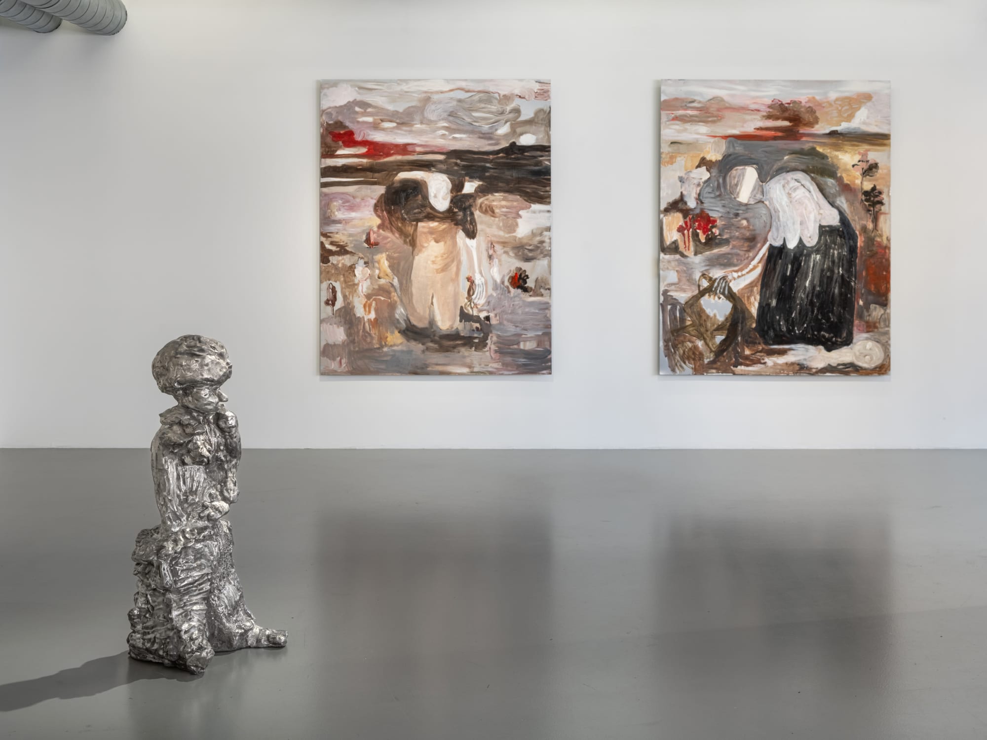 Installation view, Karin Lind, Under ögonlocket, 2024, Galleri Duerr. Photo: Jean-Baptiste Béranger.