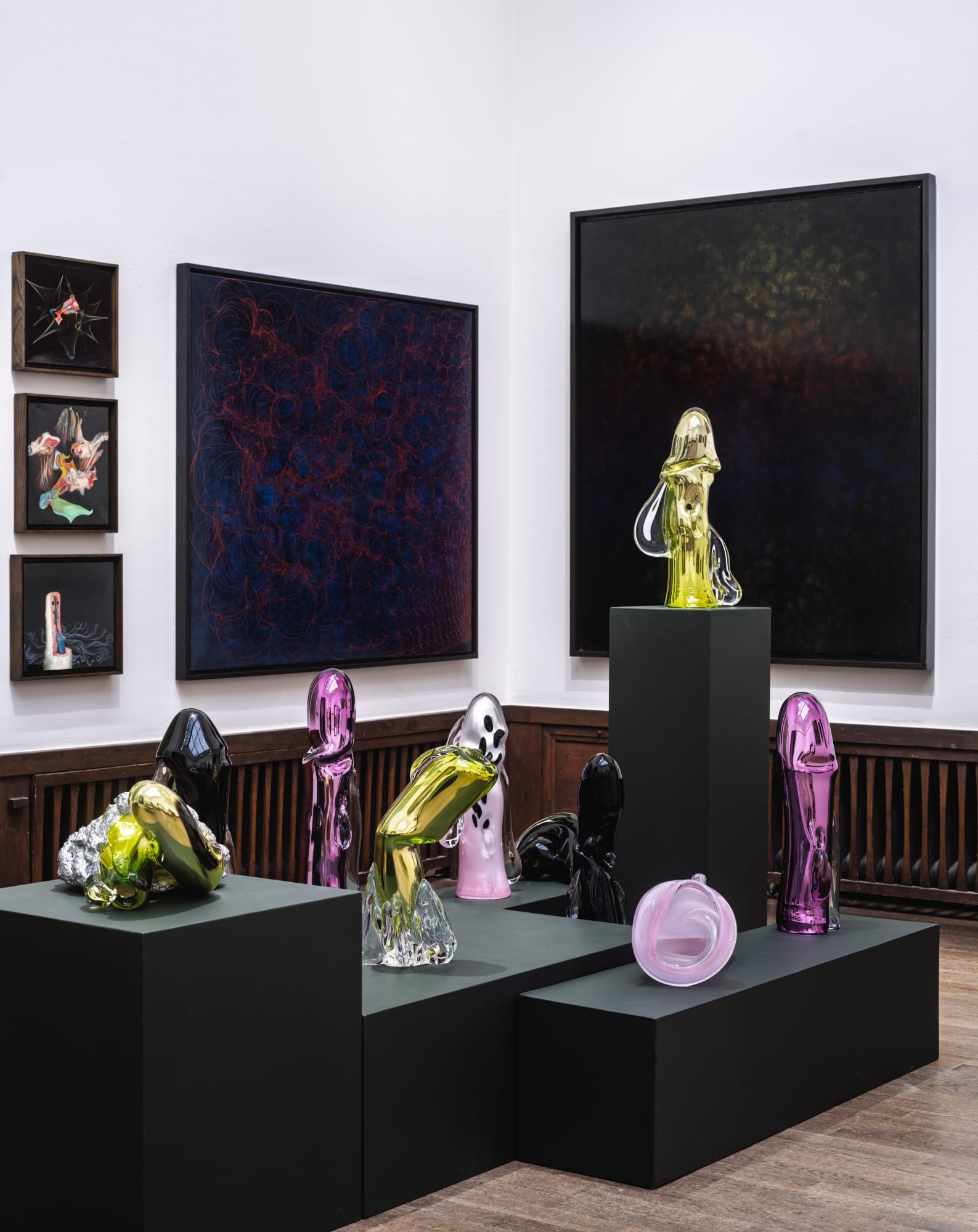 Installation view, Market Art Fair 2025, Johnathan Daily and Josefin Bravo, Galleri Duerr. Photo: Jean-Baptiste Béranger.