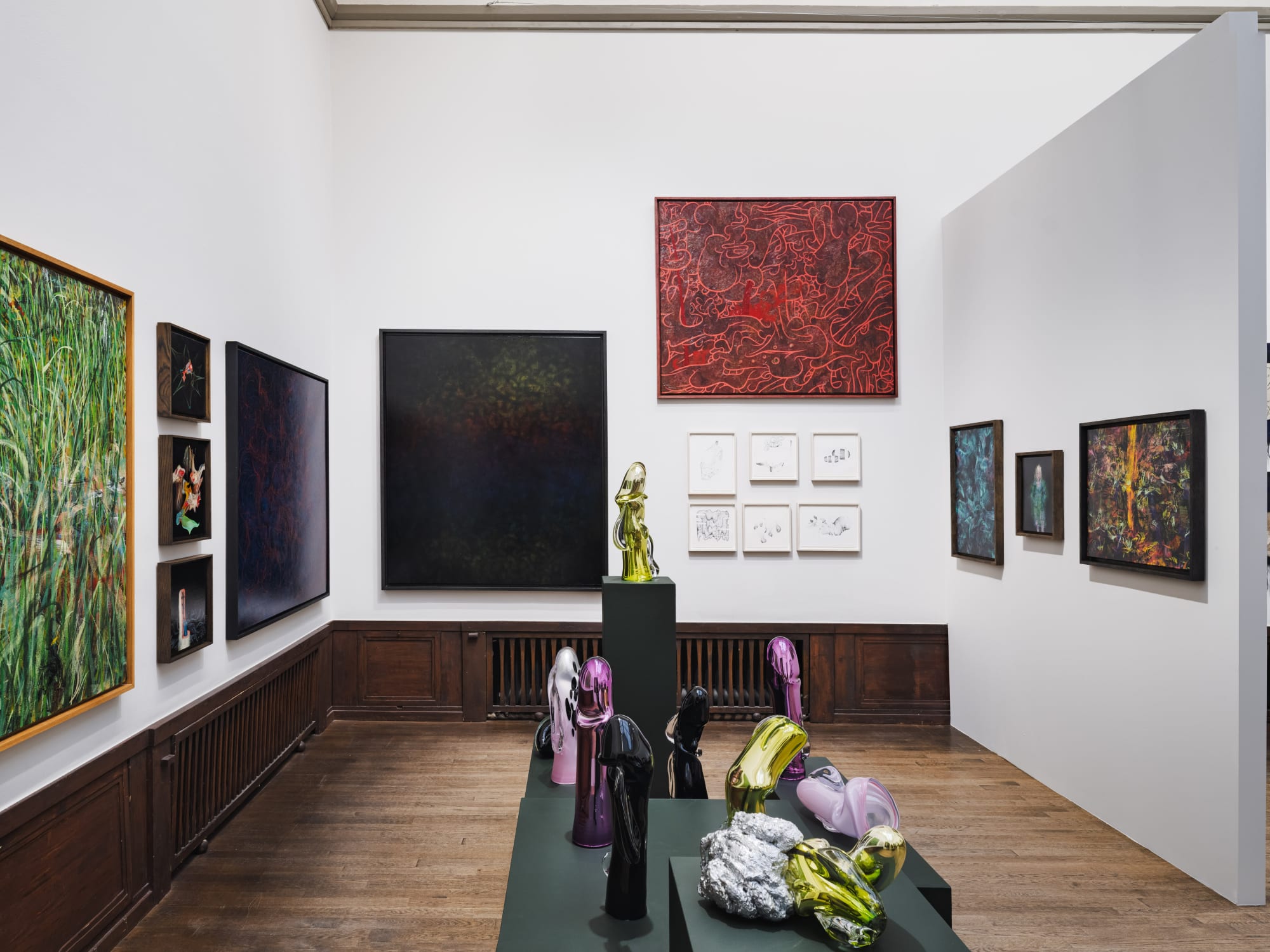 Installation view, Market Art Fair 2025, Johnathan Daily and Josefin Bravo, Galleri Duerr. Photo: Jean-Baptiste Béranger.