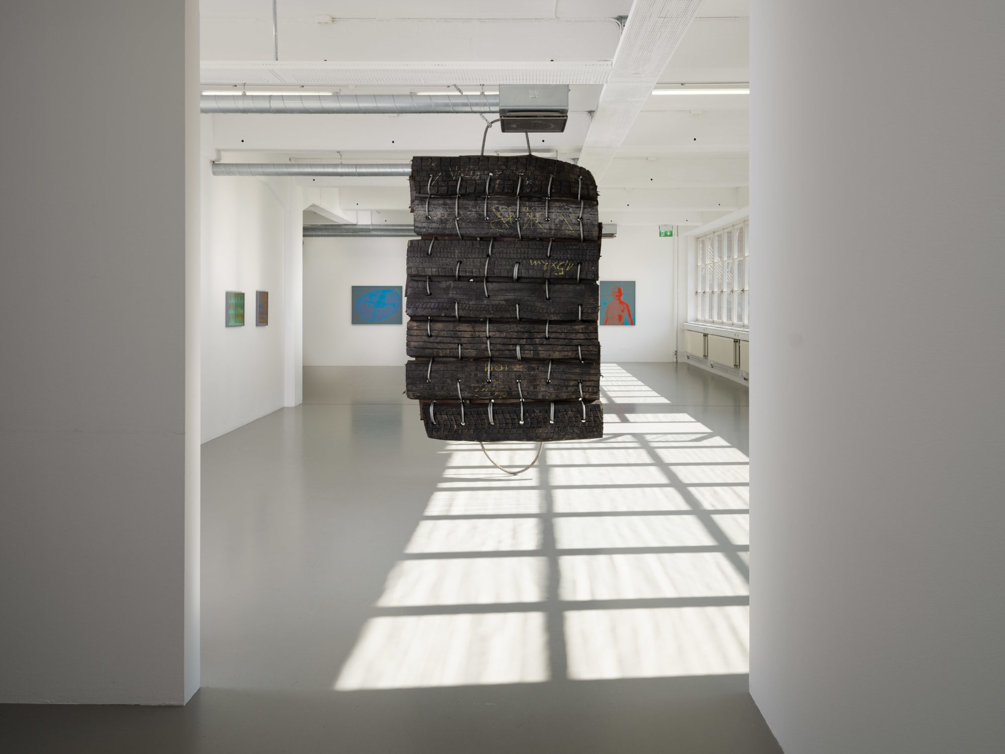 Installation view, Eva-Ter&eacute;z G&ouml;lin, Transparency and Its Shadows, 2025, Galleri Duerr. Photo: Hendrik Zeitler