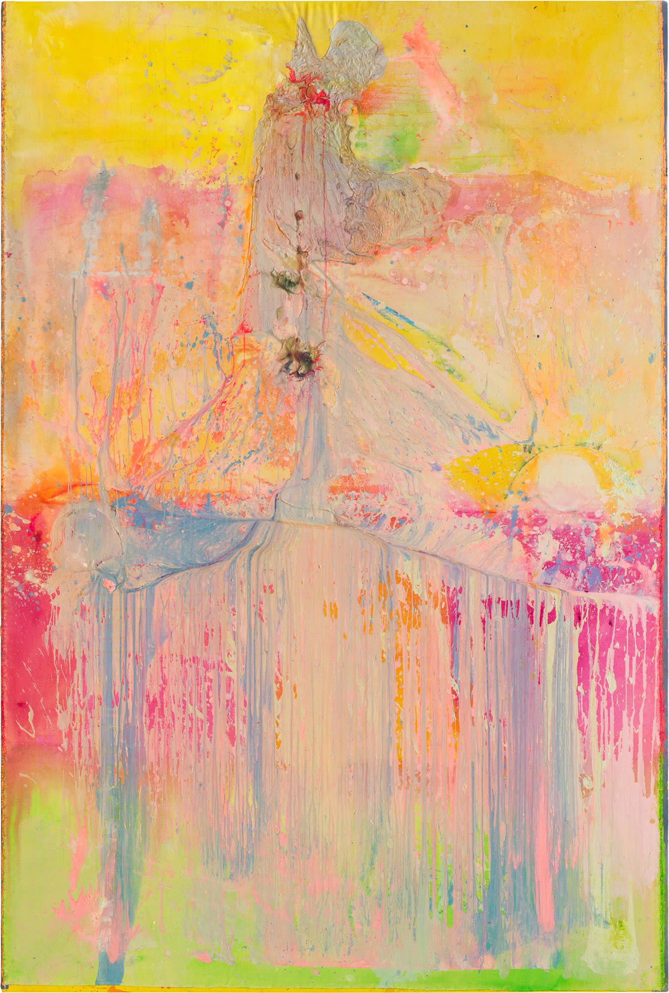Frank Bowling, Shadowbalding, 2014, acrylic on canvas, 277.5 x 186.6 cm, 109 1/4 x 73 1/2 in