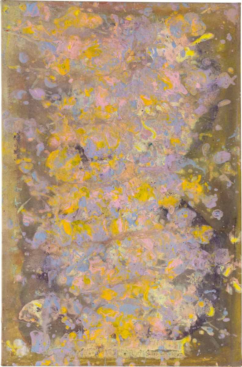 Frank Bowling, Hem, 1980, Acrylic on canvas, 82.4 x 54.5 cm, 32 1/2 x 21 1/2 in, Framed: 86 x 57.9 cm, 33 7/8 x 22 7/8 in