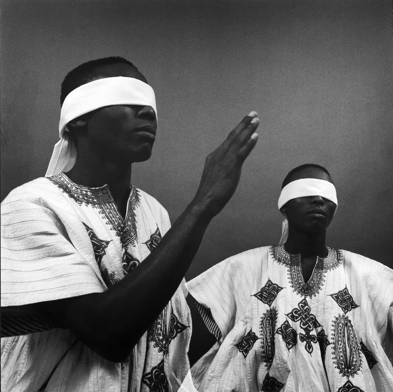 Rotimi Fani-Kayode, The Way, c. 1987-1989/2018, Gelatin silver print, 25.1 x 25.2 cm, 9 7/8 x 9 15/16 in, Framed: 44.8 x 42.2 cm, 17 5/8 x 16 5/8 in