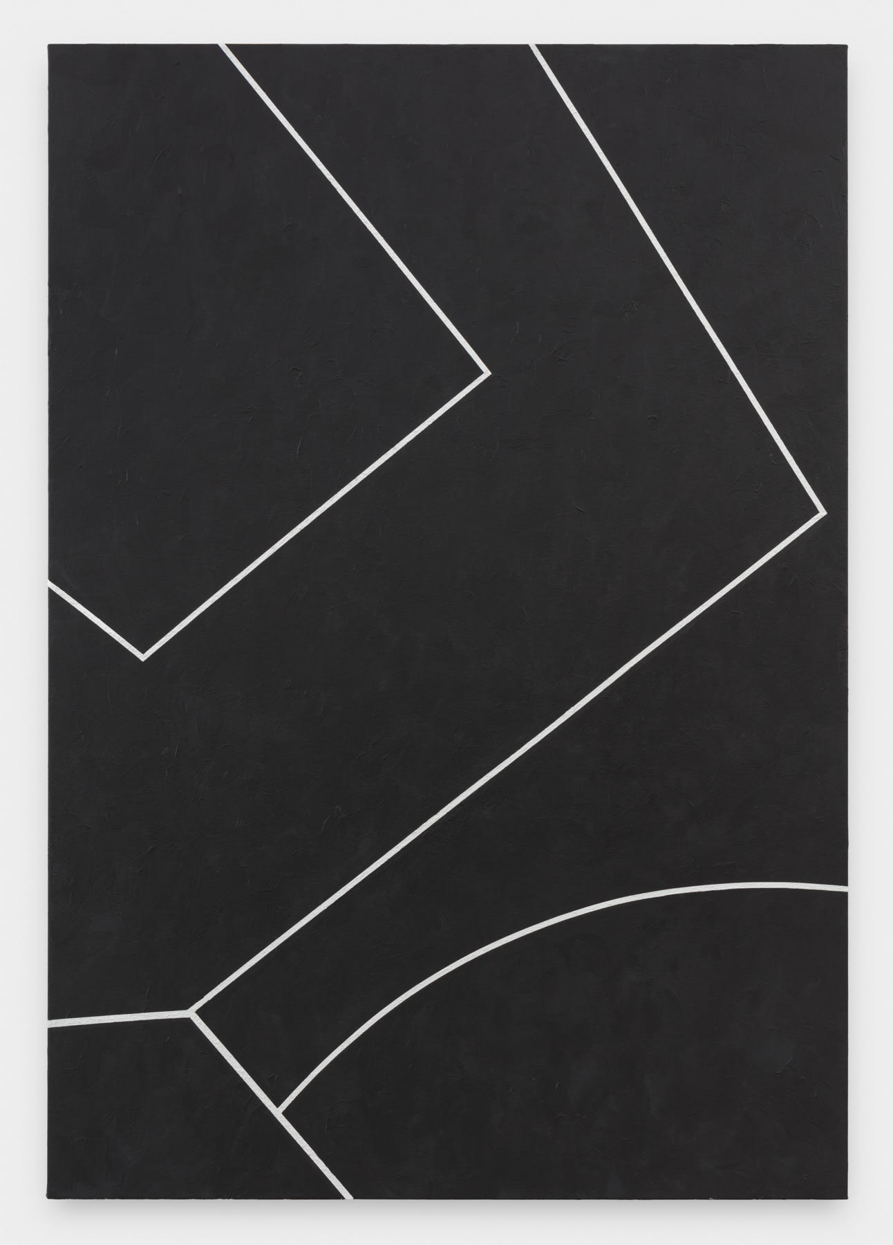 Virginia Jaramillo, Site: No. 5 19.6923˚ N, 98.8435˚ W, 2018, Acrylic on canvas, 198.1 x 137.2 cm, 78 x 54 in