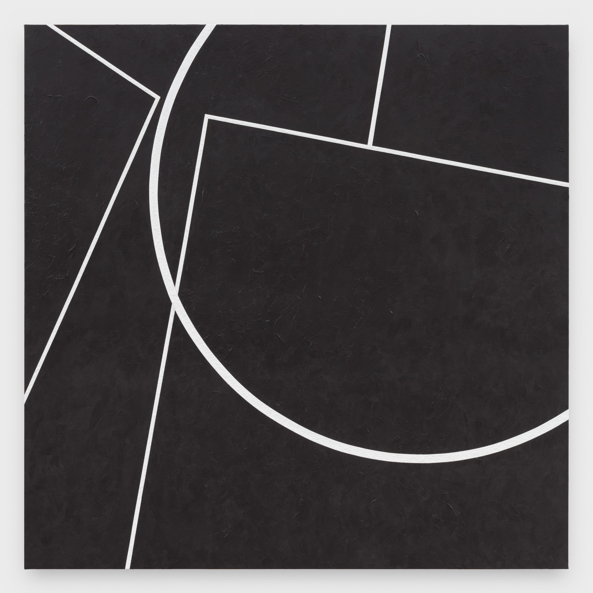 Virginia Jaramillo, Site: No. 3 51.1789° N, 1.8262° W, 2018, Acrylic on canvas, 182.9 x 182.9 cm, 72 x 72 in