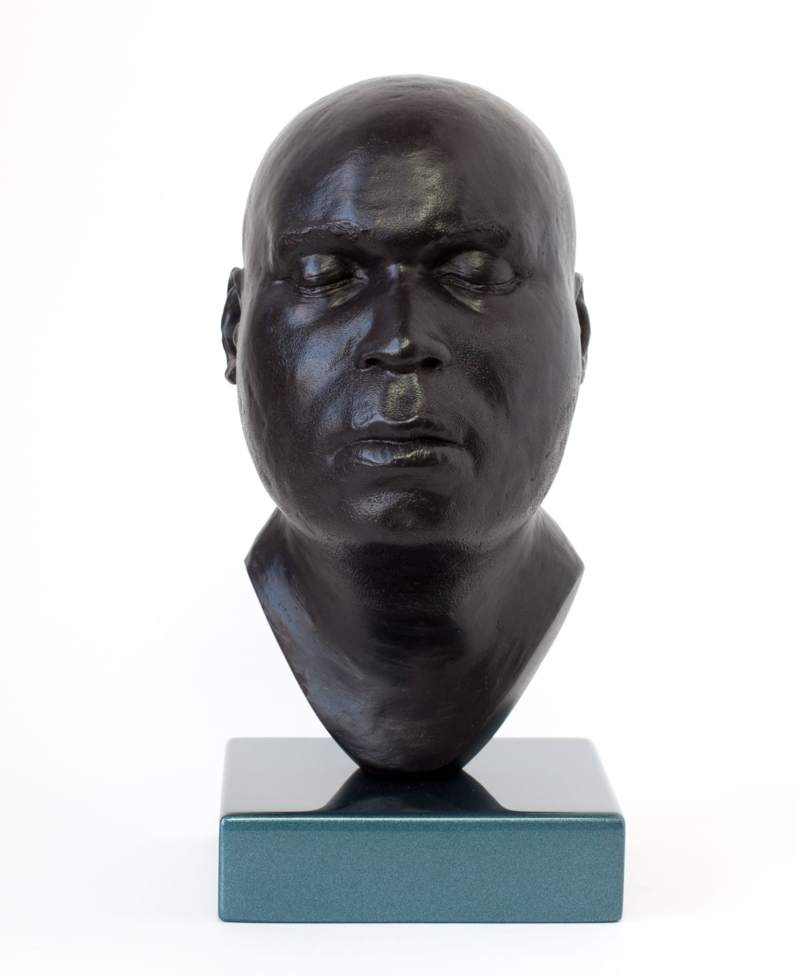Thomas J Price, Head 18, 2014, Bronze, Perspex & Automotive Spray Paint, 23 x 11 x 13 cm, 9 1/8 x 4 3/8 x 5 1/8 in