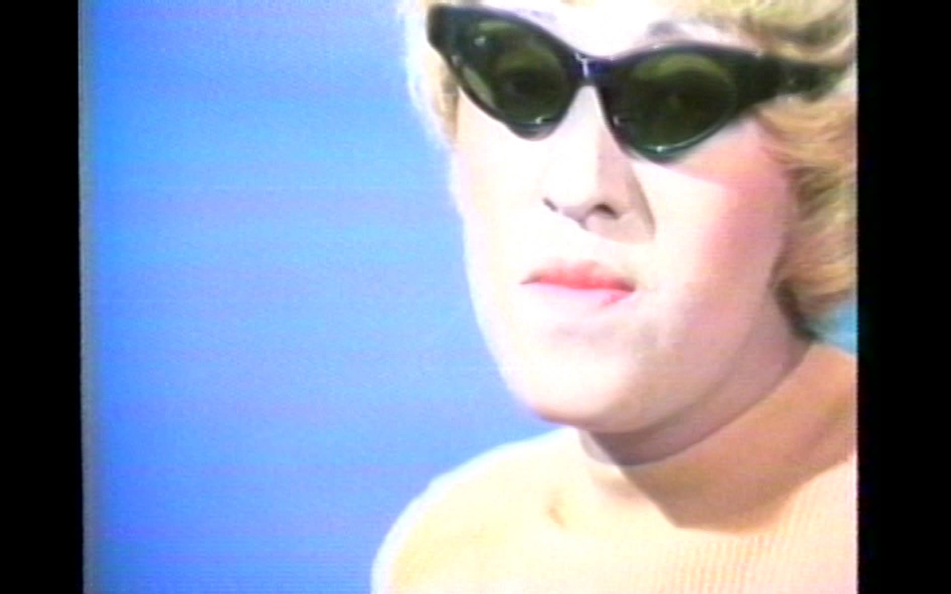 Still of Howardena Pindell. Free, White and 21. 1980 