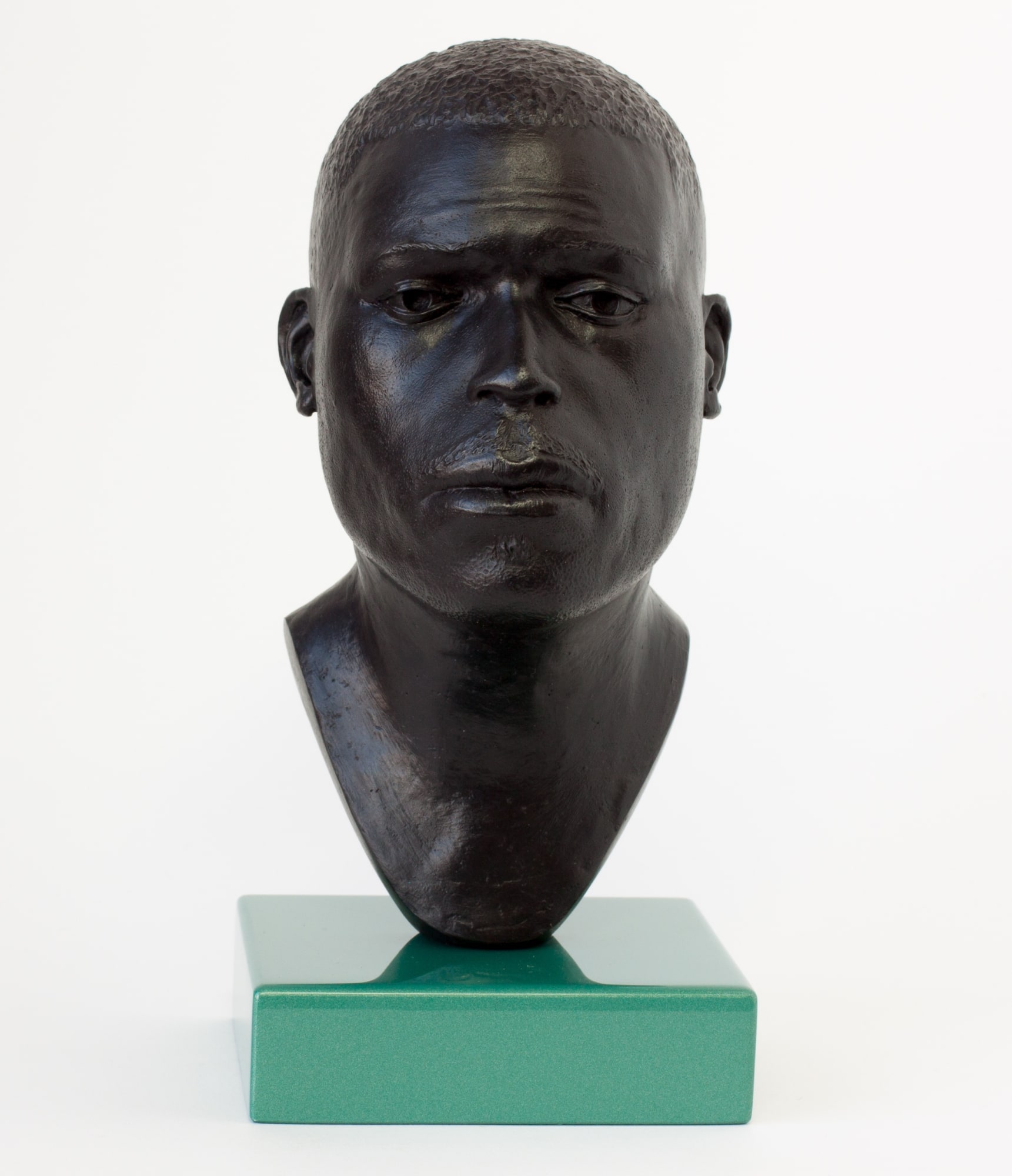 Thomas J Price, Head 16, 2014, Bronze, Perspex & Automotive Spray Paint, 21 x 11 x 13 cm, 8 1/4 x 4 3/8 x 5 1/8 in