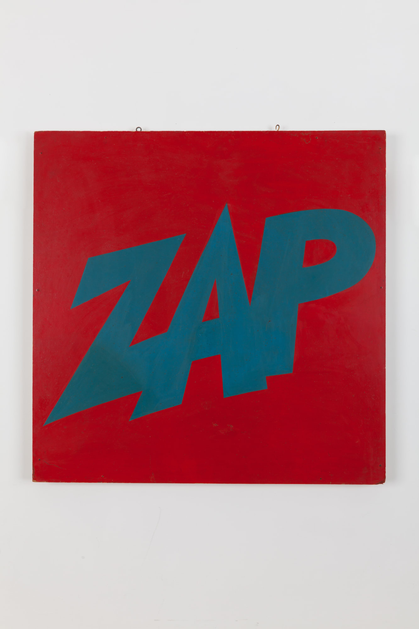 Jeff Keen, ZAP, 1958, Enamel on hardboard, 61 x 61 cm, 24 1/8 x 24 1/8 in