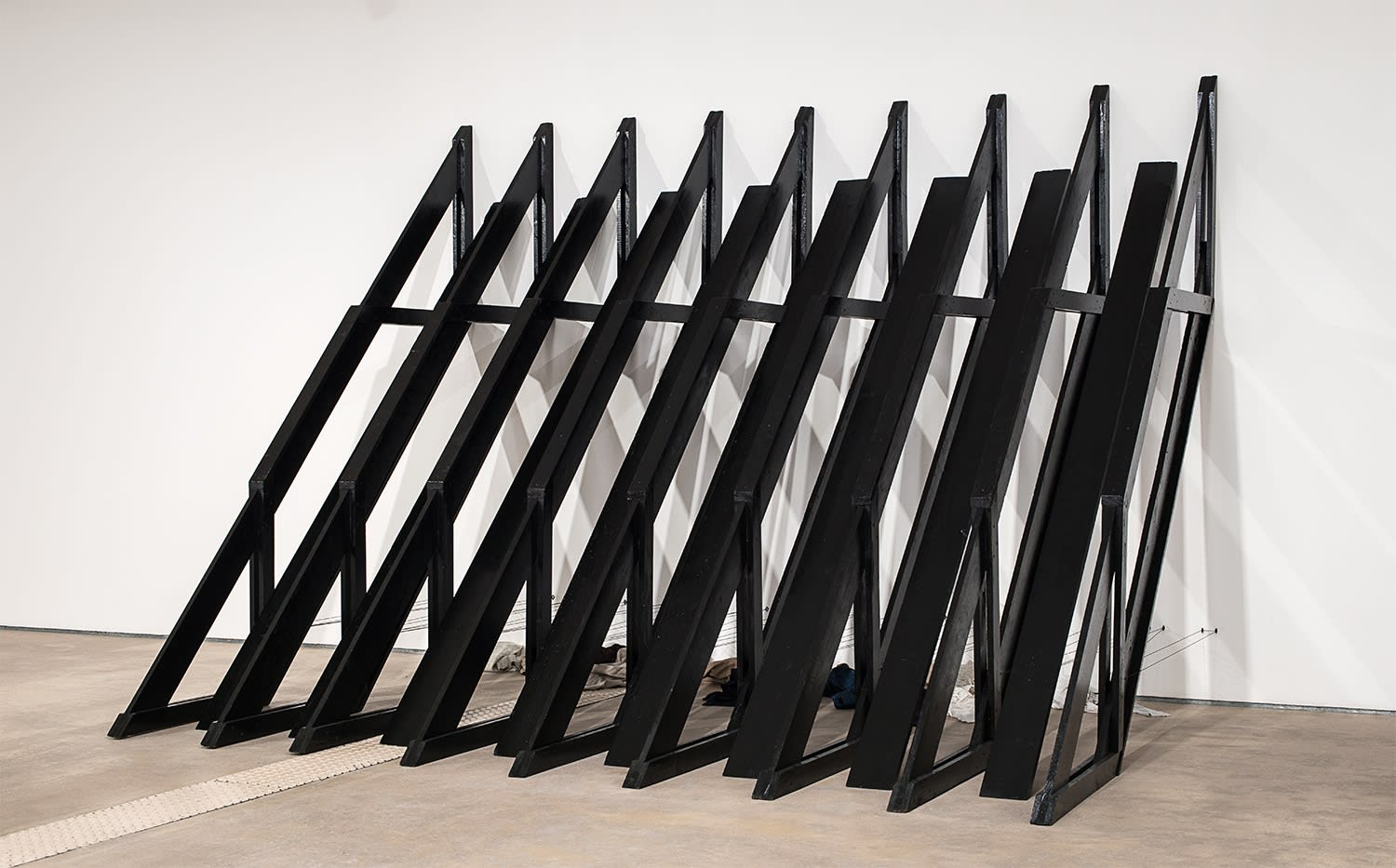 Installation view of Stuart Brisley, From the Georgiana Collection at Hales London