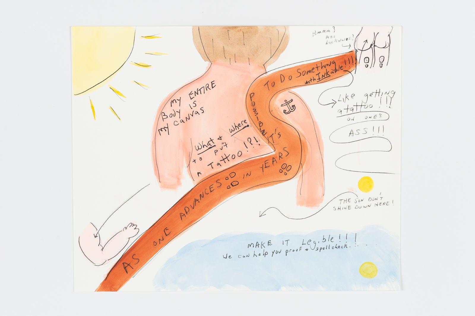 Michael Smith, My Body is my Canvas, 2017 