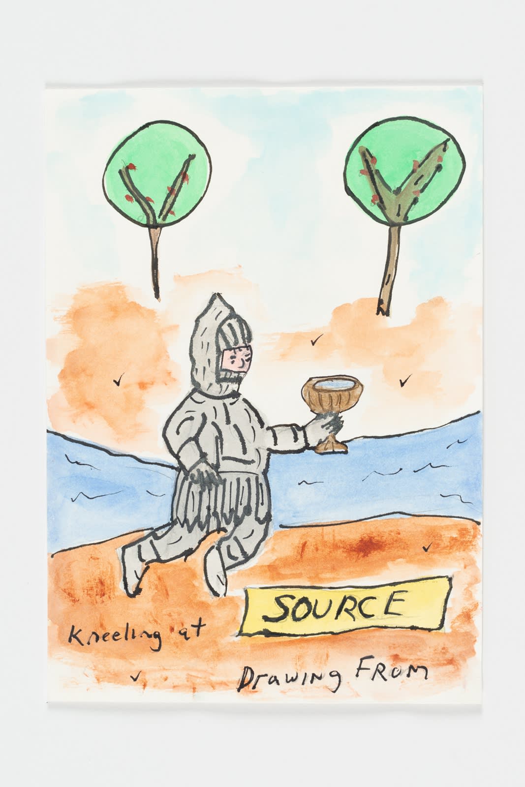 Michael Smith, Kneeling at the Source, 2015