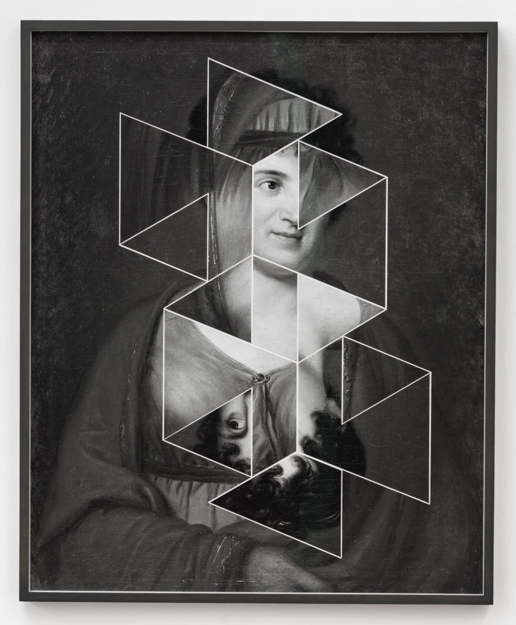 Andrea Geyer, Constellations Henriette Herz After Georg Friedrich Sch Ner, 2018, Hand Cut Archival Print On Rag Paper, 85.7 X 69.5 cm 