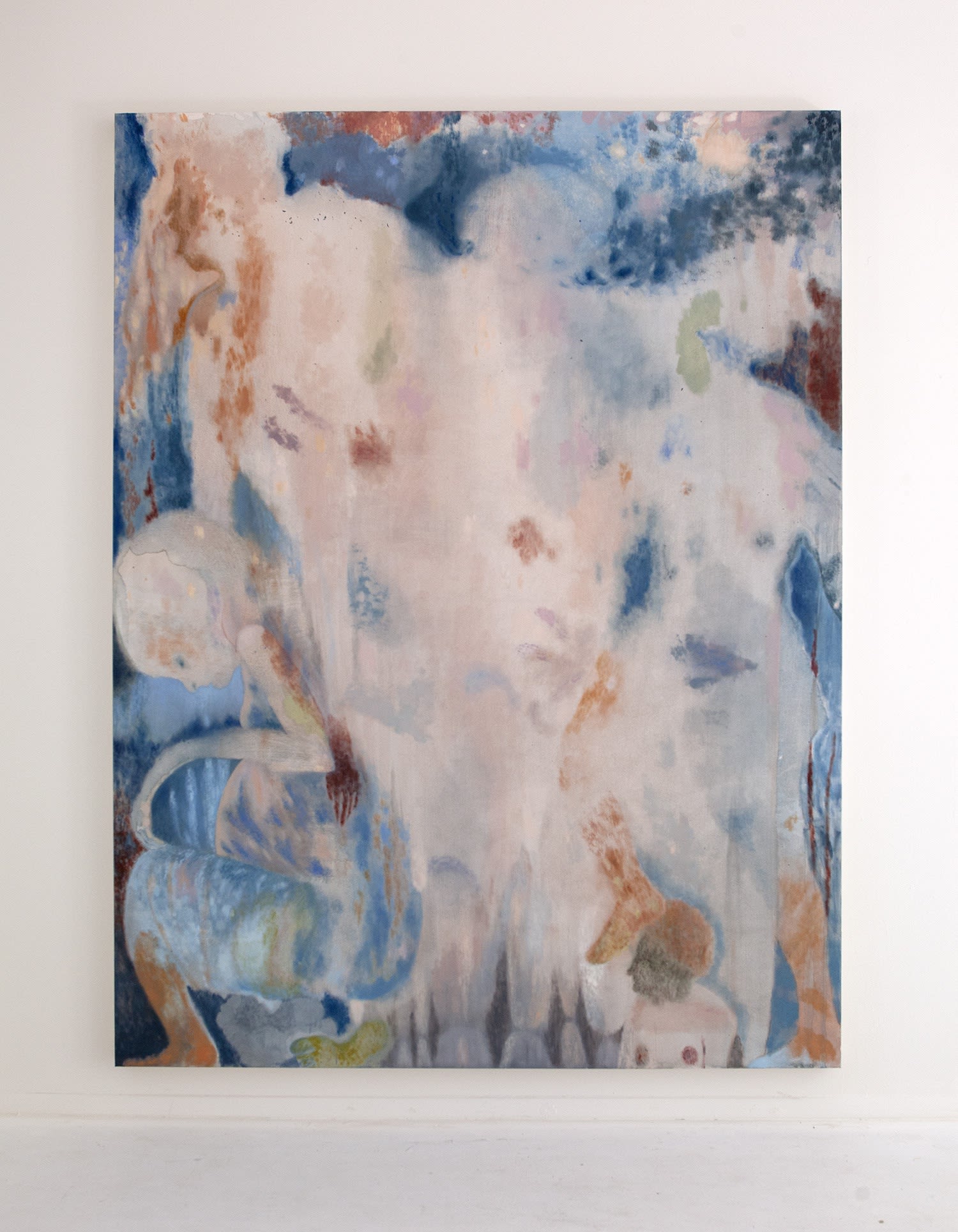 Maja Ruznic, Her Arrival II, 2020, Acrylic and oil on canvas, 254 x 193 cm