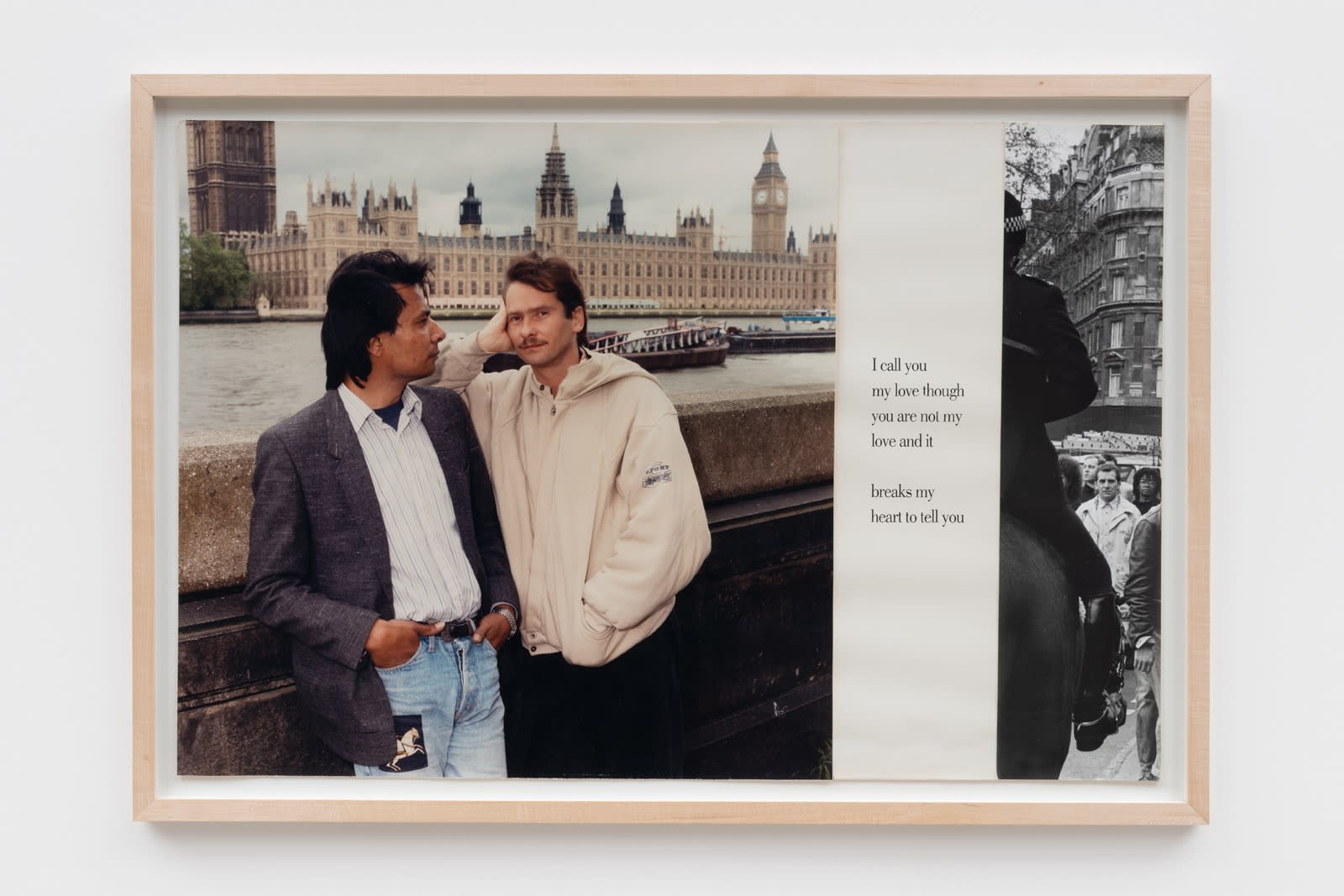 Sunil Gupta, Untitled 1 from the series 'Pretended' Family Relationships, 1988