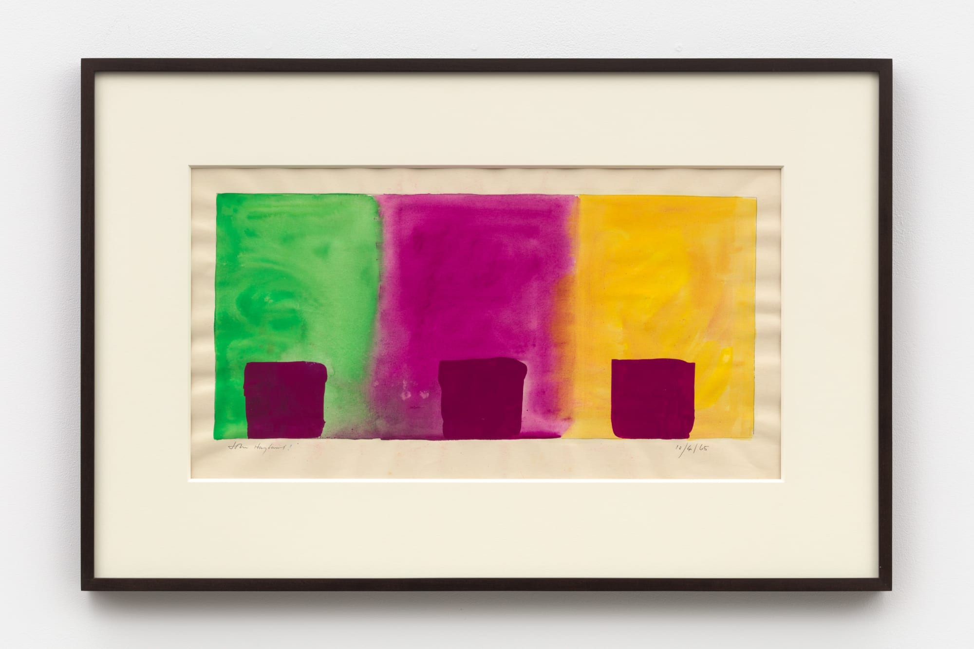 John Hoyland, 10.4.65, 1965