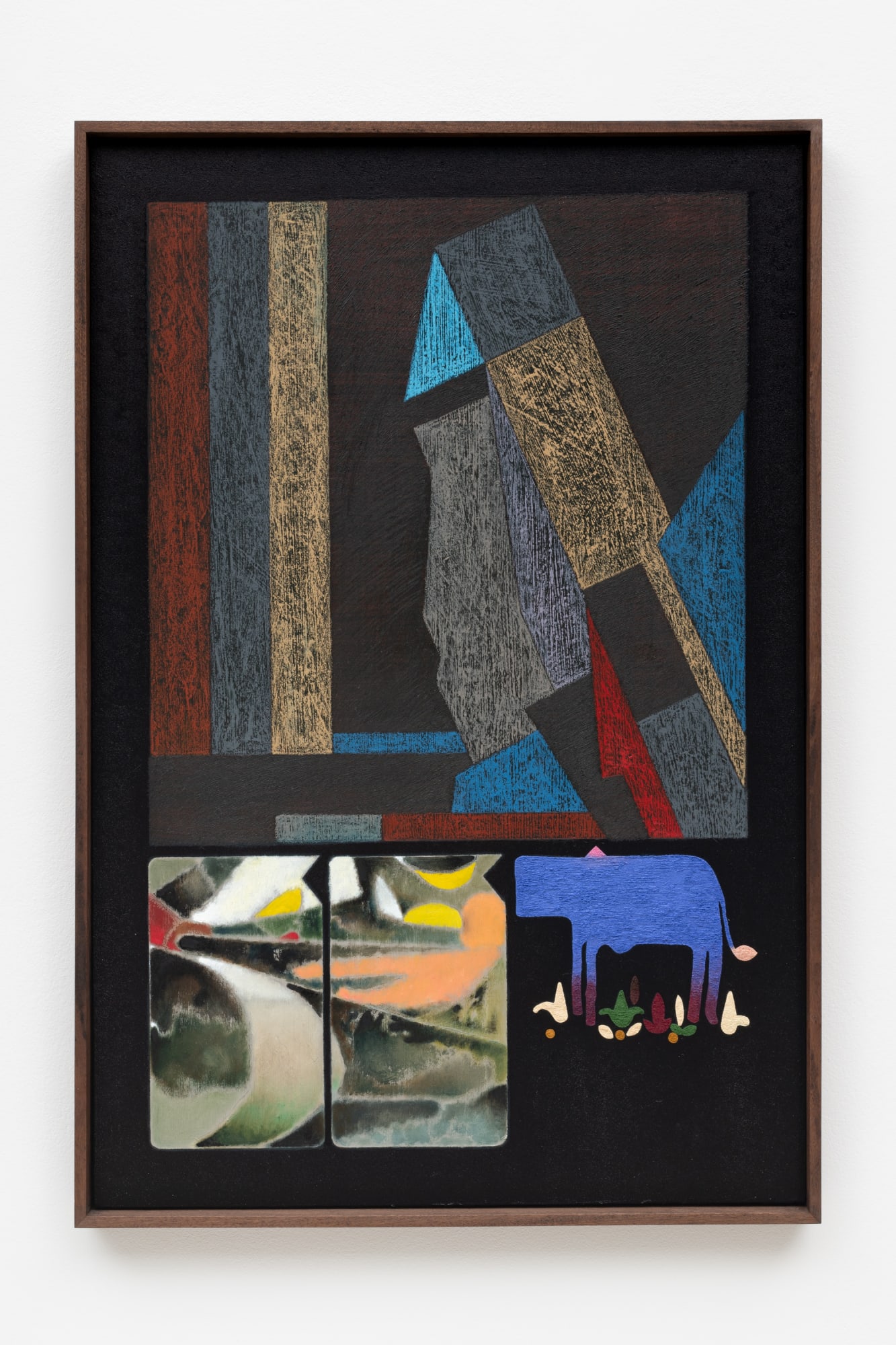 Haroun Hayward, AUX88 (Road Mounting Between Hedges), 2023