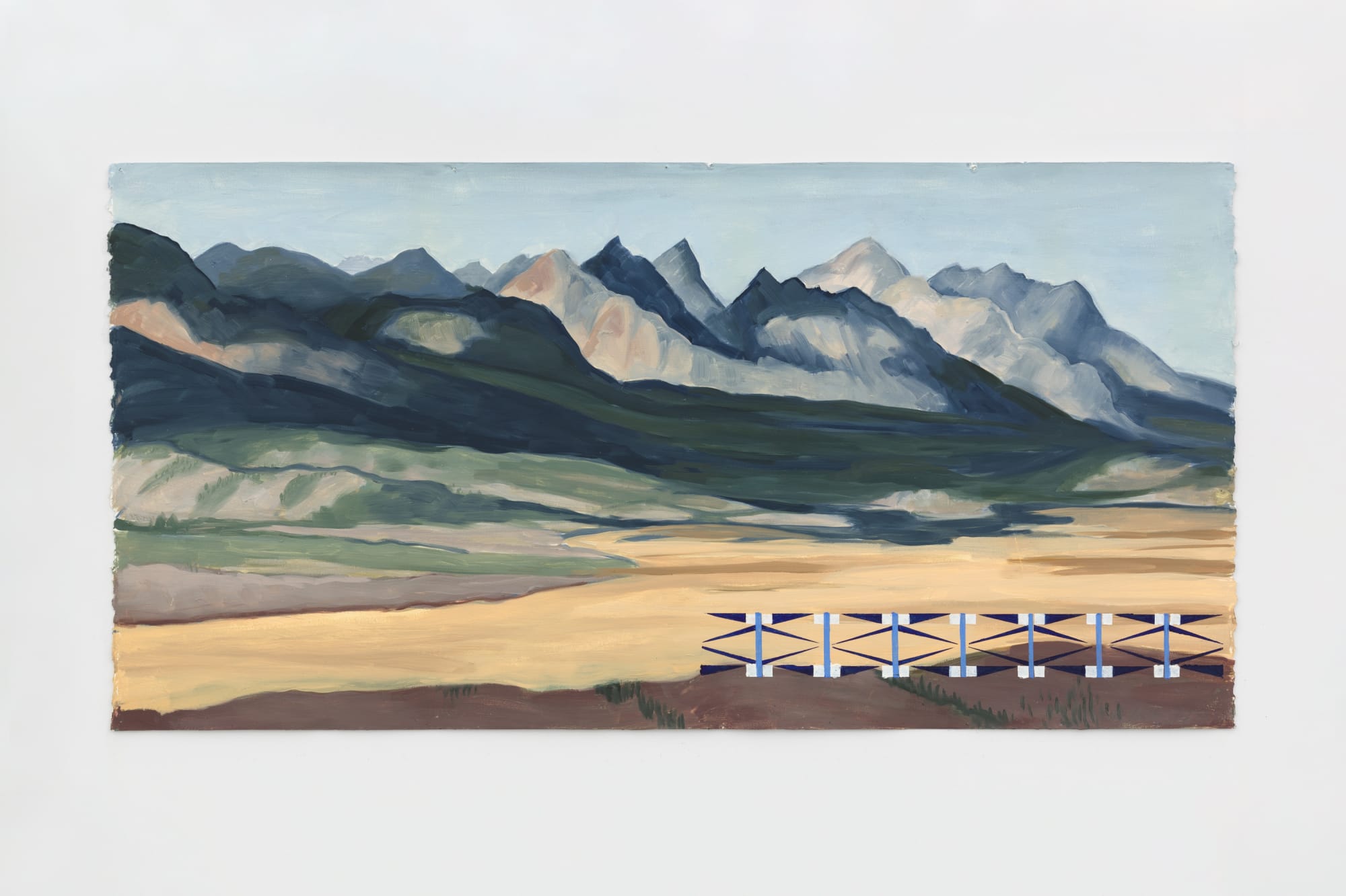 Kay Walkingstick, Salmon River Valley and the Sawtooth Range Version II, 2023