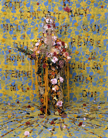 Hew Locke, Congo Man, 2007, Chromogenic print, Framed: 231.5 x 181.6 cm, 91 1/8 x 71 1/2 in, Edition of 3 plus 2 AP