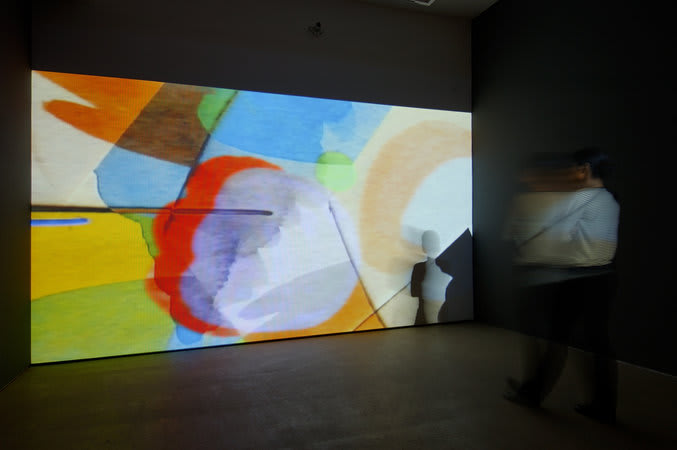 Installation view of Katy Dove at Hales Gallery London, 2006