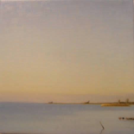 ULRIK MØLLER Seascape (Kidholm) III, 2007 Oil on canvas 30 x 30 cms 11.82 x 11.82 inches