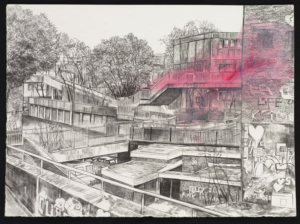  Laura Oldfield Ford. Aylesbury Walkway, 2008