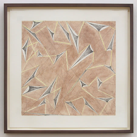 Ben Ravenscroft, Field Stone, 2007, Acrylic paint on aluminium, 122 x 122 cm, 48.07 x 48.07 in