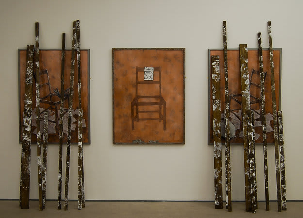 Installation view of Carl Plackman, Alternate Universe, at Hales London