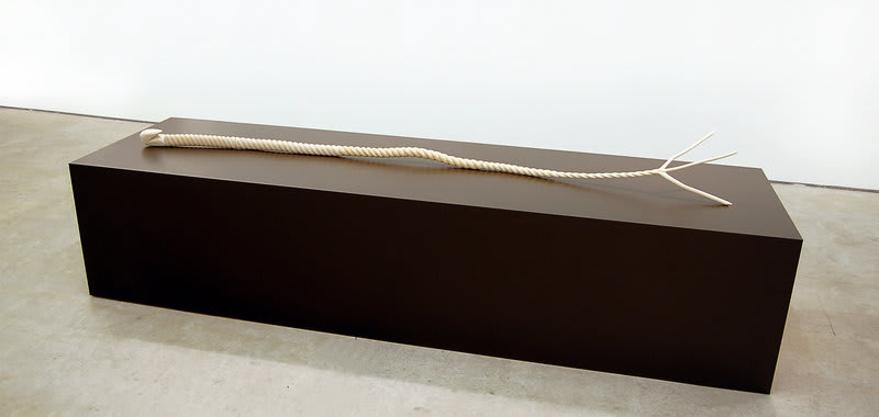 Jane Wilbraham, Seven Month Frail, 2009-2010, sycamore, 244 x 30 x 30 cm, 96.14 x 11.82 x 11.82 in