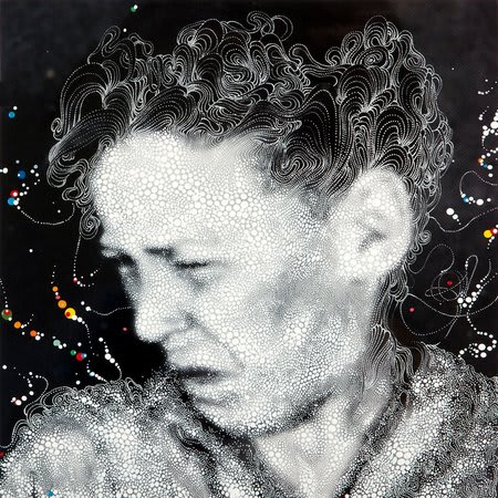 Sebastiaan Bremer, Egmont 3 - Hij Spuwt het Vieze Uit, 2011, Unique hand-painted chromogenic print with mixed media, Framed: 40 x 39.5 cm, 15 3/4 x 15 1/2 in