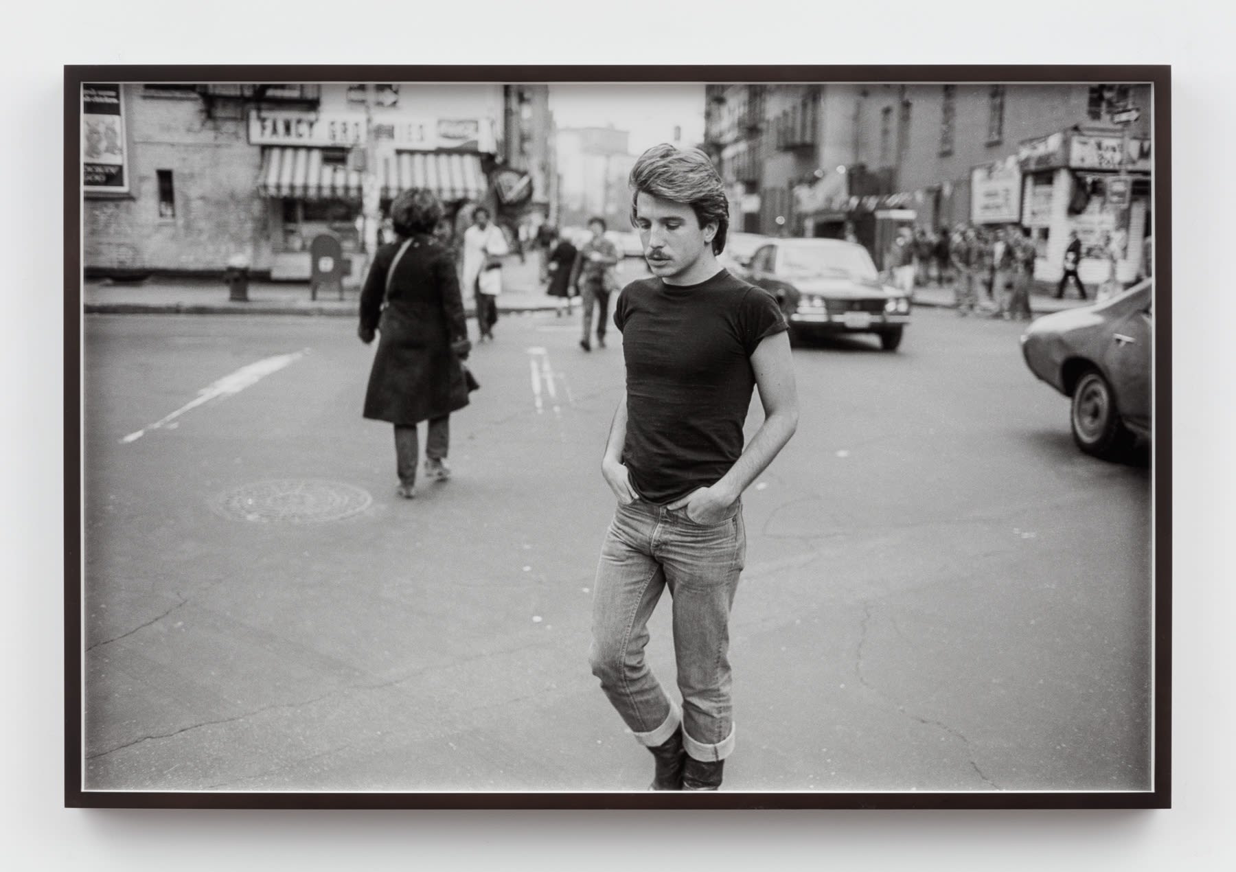 Sunil Gupta, Untitled #22 from the series Christopher Street, 1976/2019, Silver gelatin print, 60.7 x 91.7 cm, 23 7/8 x 36 1/8 in, Framed: 62.9 x 93.7 cm, 24 3/4 x 36 7/8 in, Edition of 5 plus 1 AP