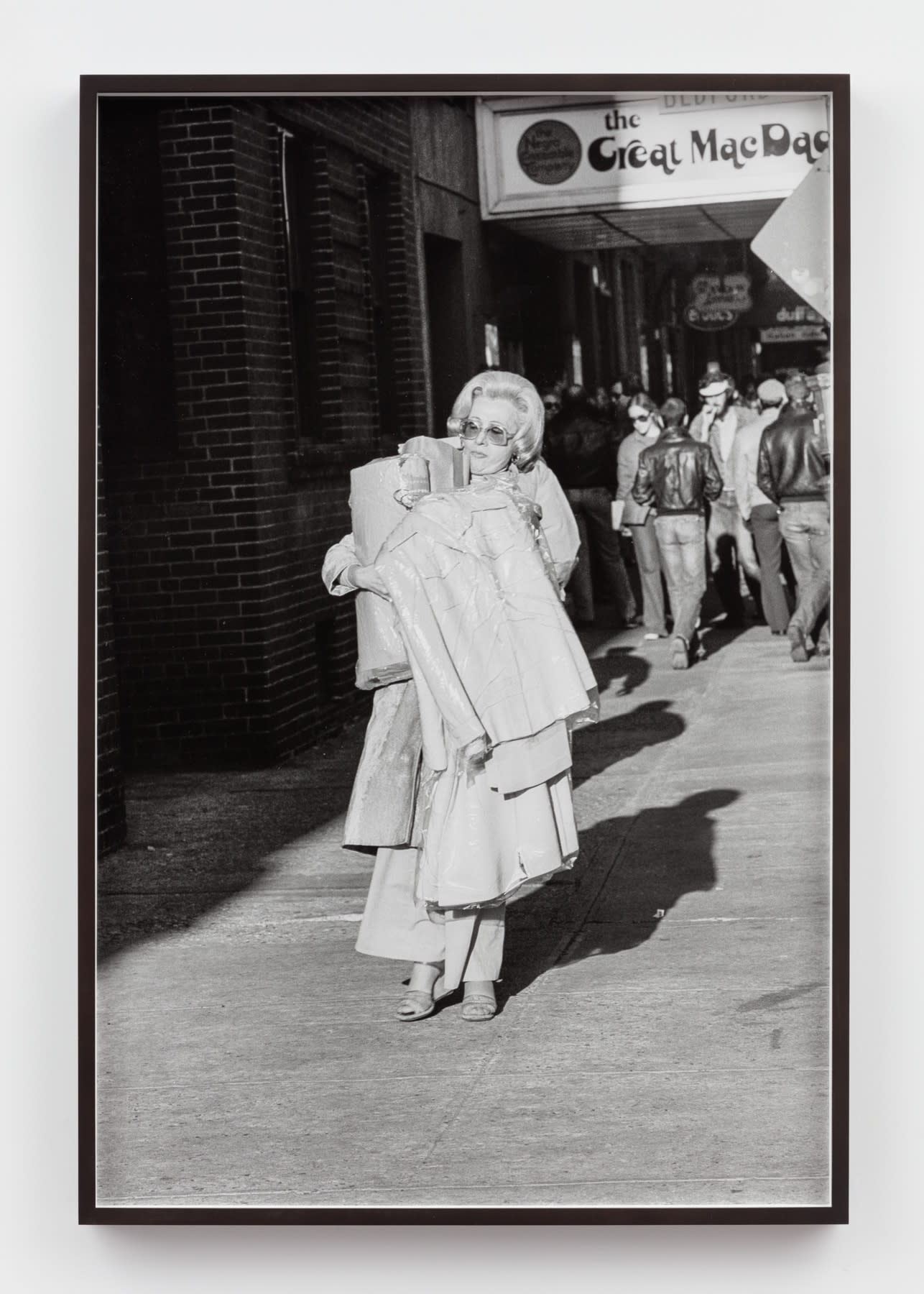 Sunil Gupta, Untitled #60 from the series Christopher Street, 1976/2019, Silver gelatin print, 91.6 x 60.5 cm, 36 1/8 x 23 7/8 in, Framed: 93.7 x 62.7 cm, 36 7/8 x 24 3/4 in, Edition of 5 plus 1 artist's proof