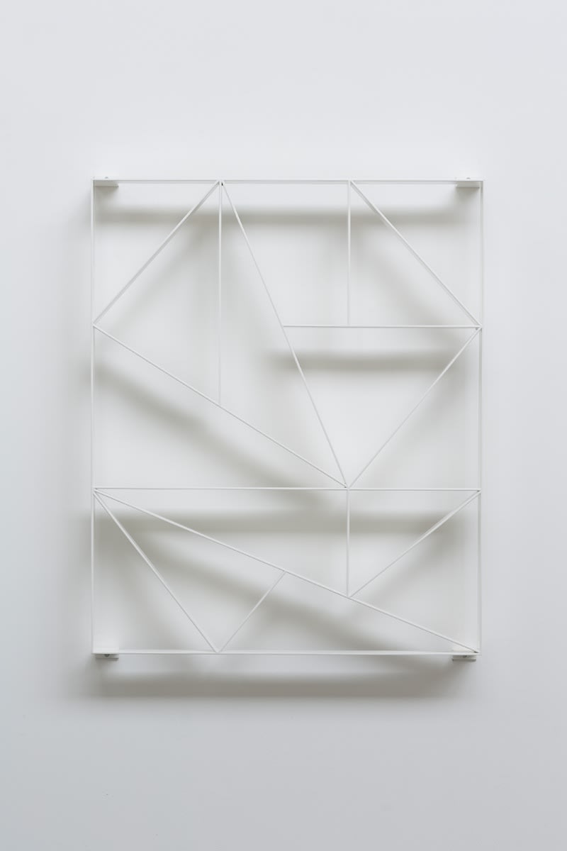 Daniel Robert, Hunziker KALK_16 IV, 2016, powdercoated steel, 115 x 95 cm, 45 1/4 x 37 3/8 in