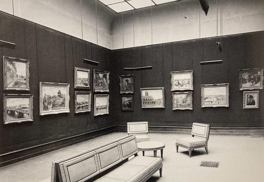 Durand-Ruel Gallery in Paris during the 1956 Pissarro exhibition