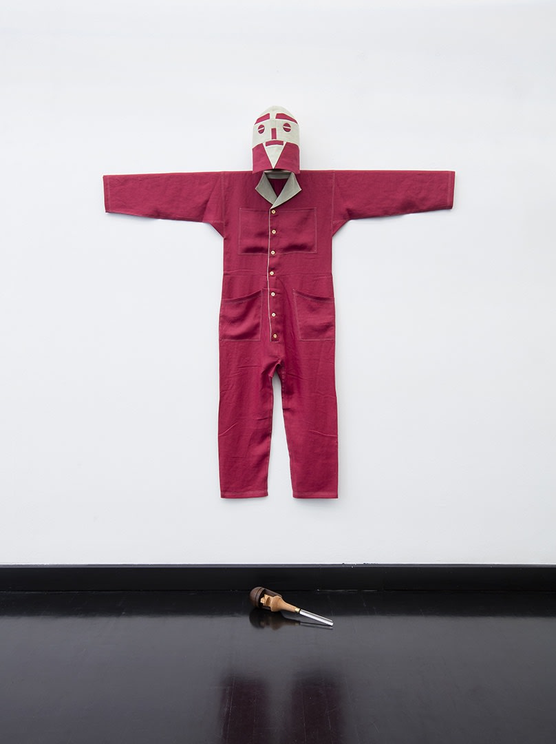 Edgar Orlaineta. Su nariz está roja