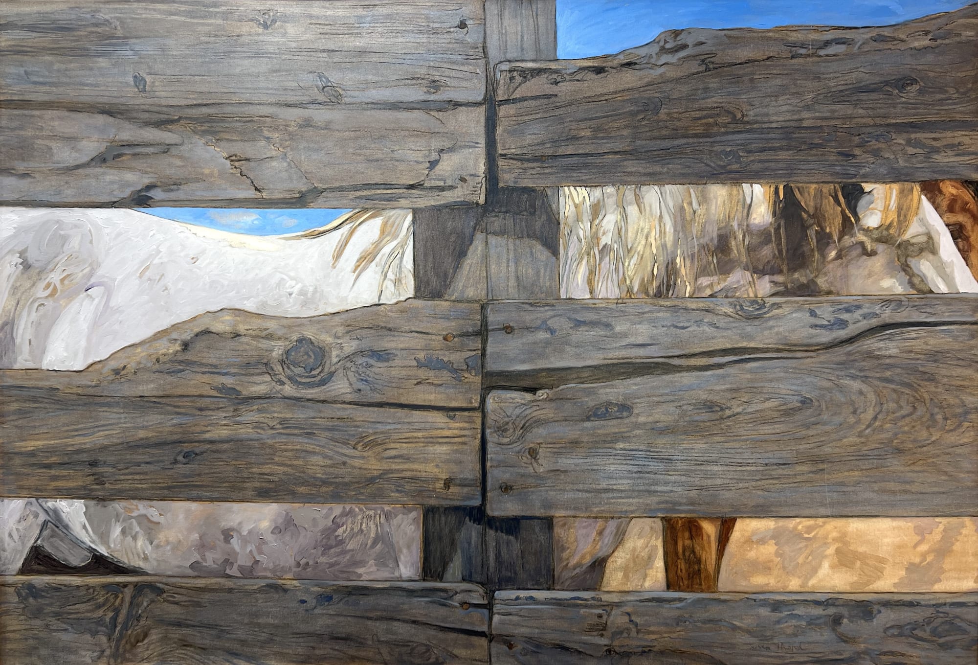 Susan Bright Hertel, Old Corral 1, c. 1970s