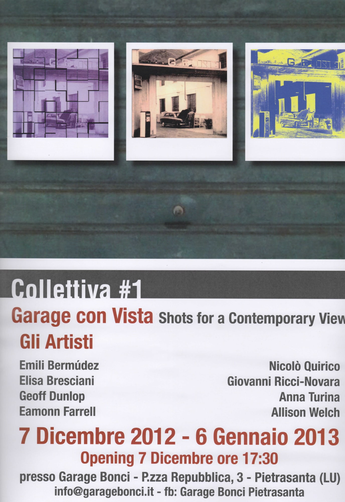 Group Exhibition Shots for a Contemporary View