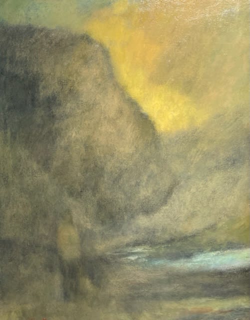 Mark Clarke (1935-2016), Figure and Beach, 2015