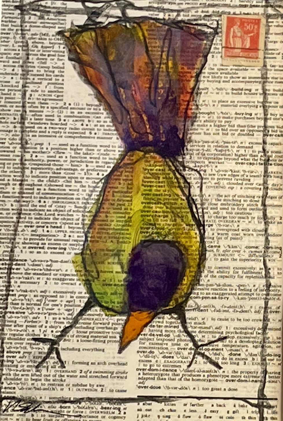 Robert Schlegel (1947-2021), French Bird, 2020