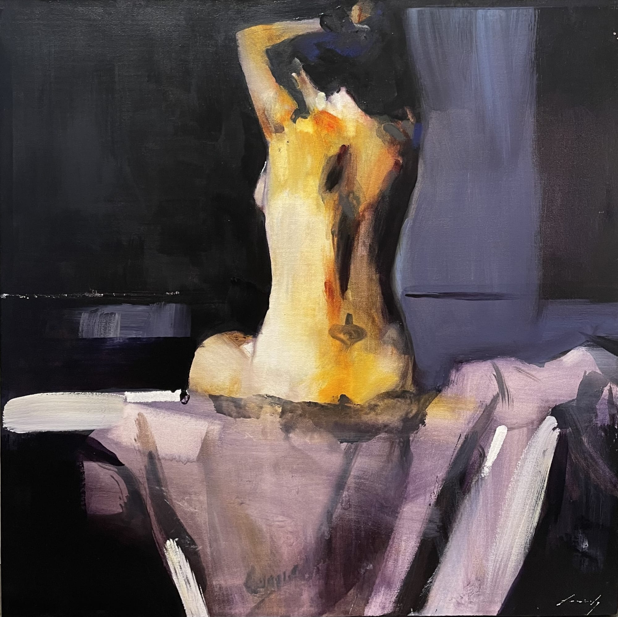 Adam Grosowsky, Seated Nude