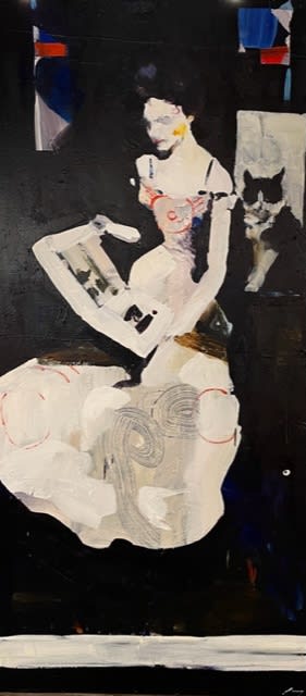 ADAM GROSOWSKY, Seven for Stories Yet to be Told (Reading with Masso #1), 2022