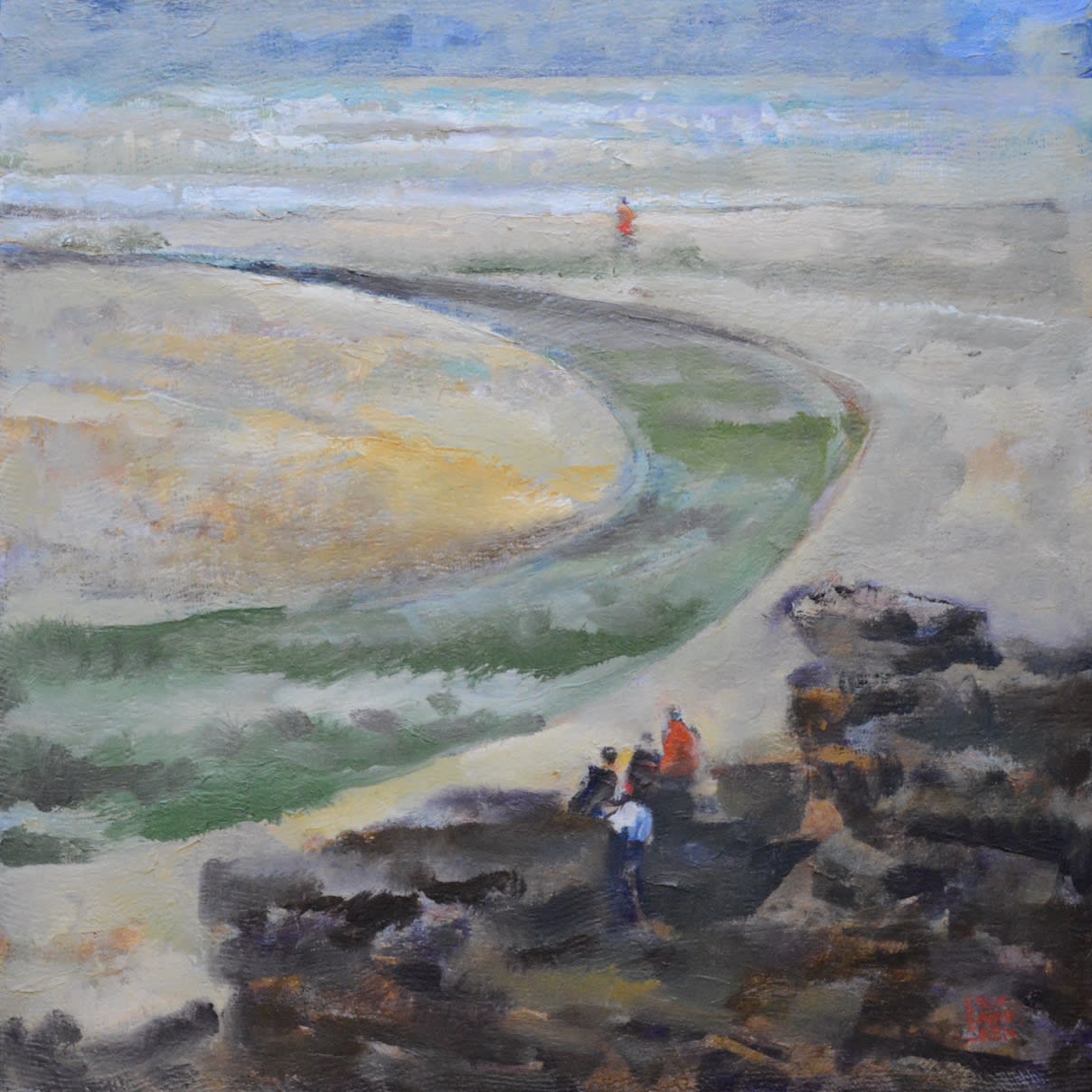 Erik Sandgren, Yachats River - Last Bend Before the Sea, 2023