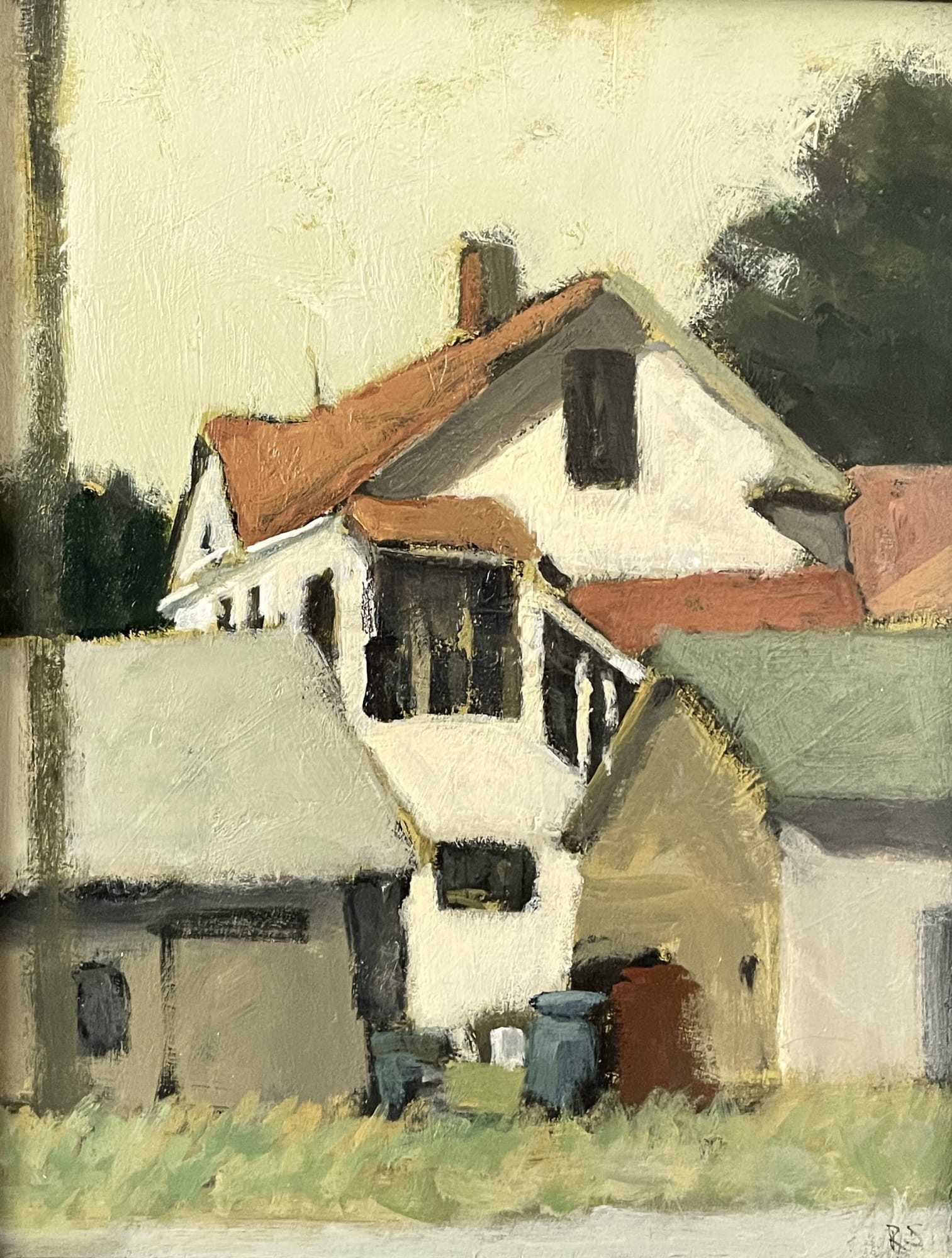 Robert Schlegel (1947-2021), House with Outbuildings, 2015