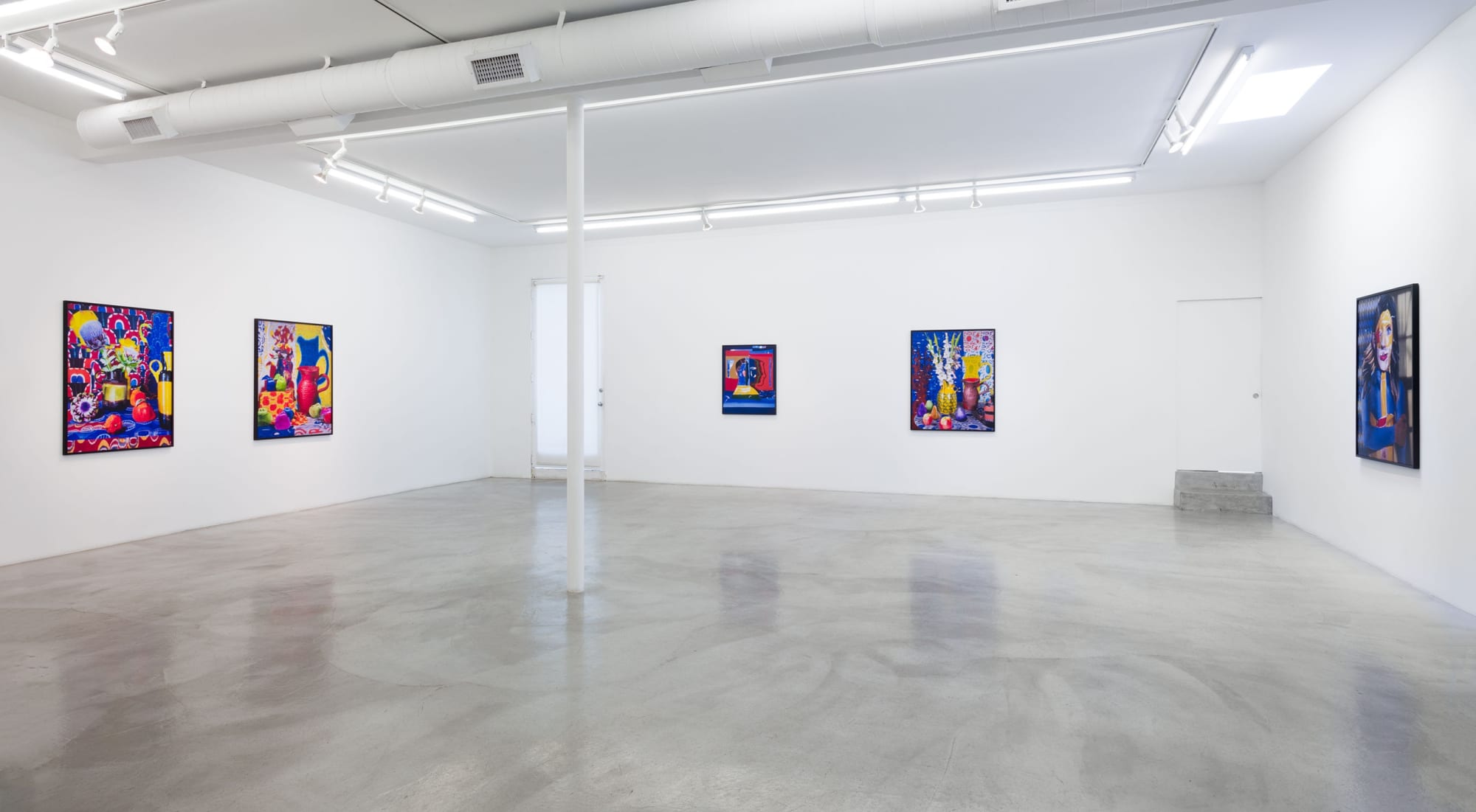 Installation view of Daniel Gordon: The Green Line at M+B, 2013