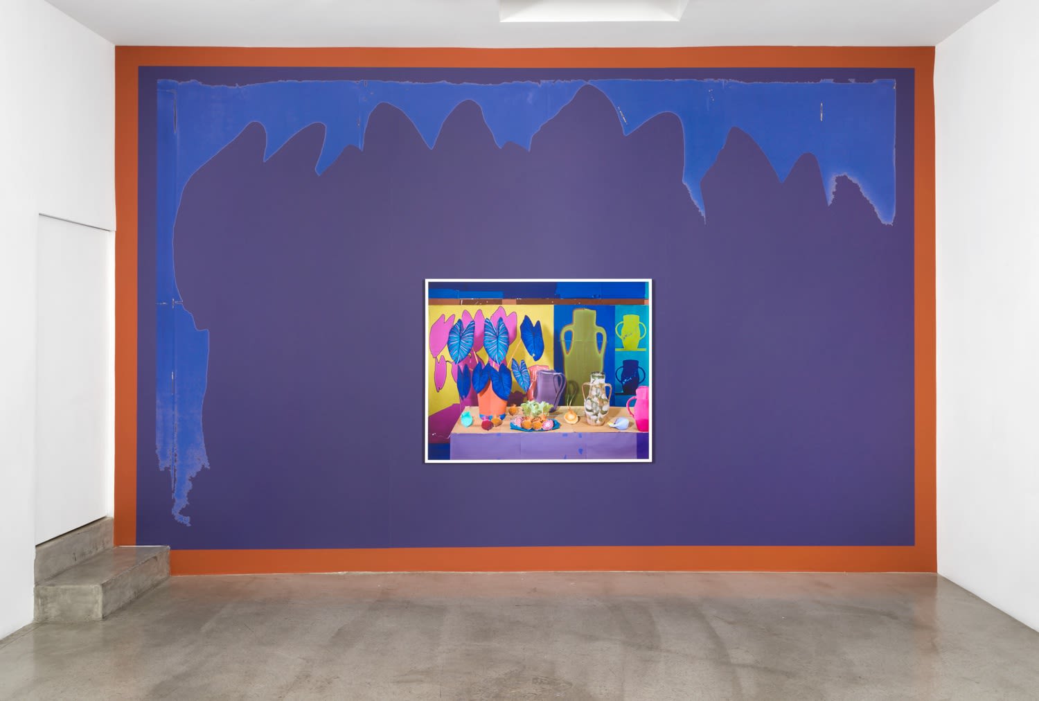 Installation view of Daniel Gordon: Selective Color at M+B, 2017