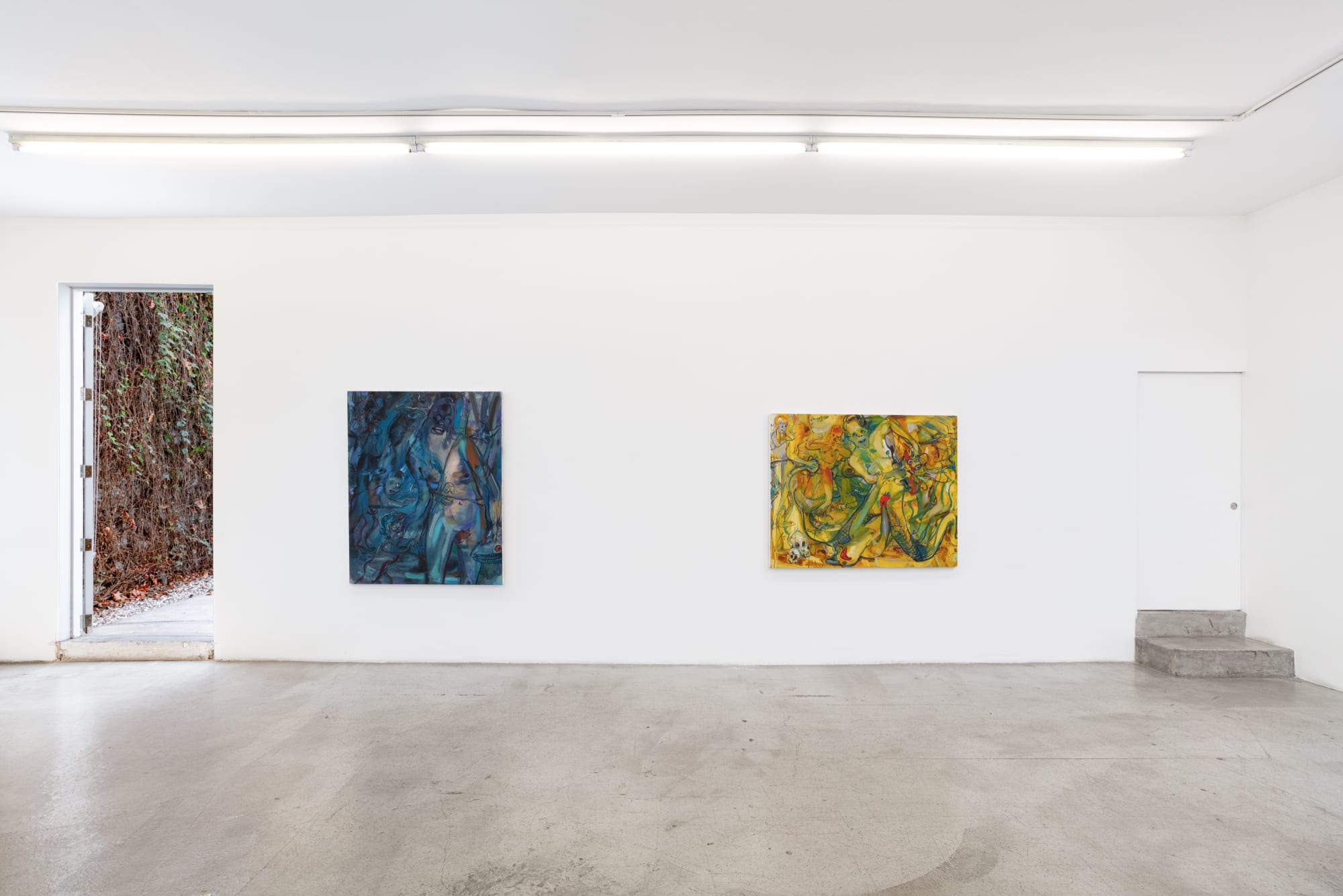 Installation view of Angela Dufresne, Angela Dufresne as William E Jones’ Painting Bottom, Jan 23 - Feb 27, 2021